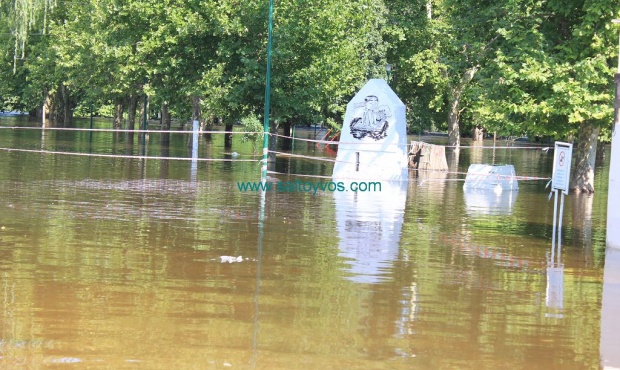 Imagen archivo - inundación en Salto