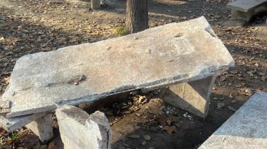 Destrozos en el Balneario Municipal