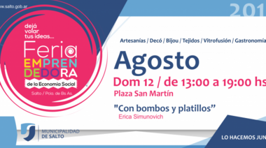 Feria Emprendedora: 12 y 18 de agosto