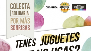 Se lanzó la Colecta de juguetes “Por más sonrisas”