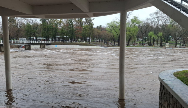 Salto bajo la lluvia: registro de precipitaciones