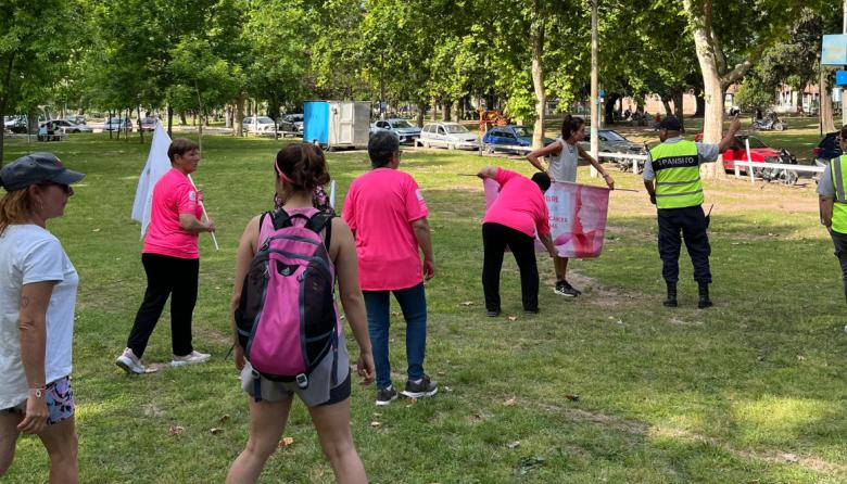 Un cierre a pura energía: Salto corrió y caminó por la lucha contra el cáncer de mama