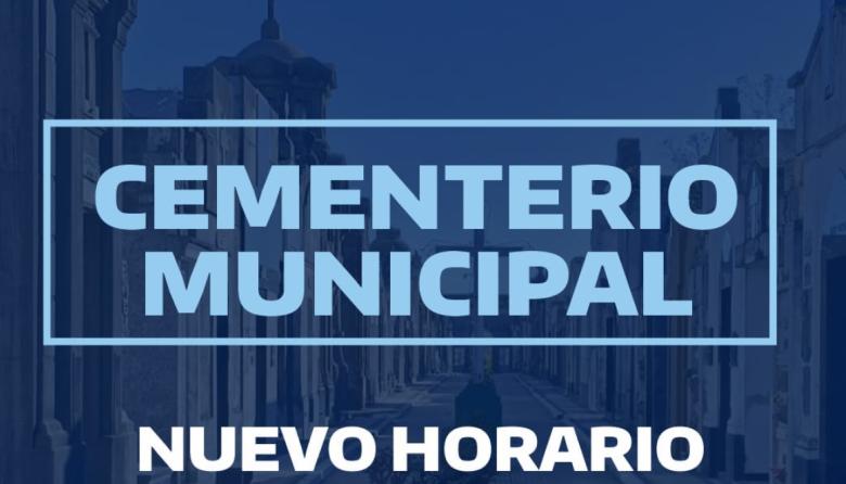 Nuevos horarios en el Cementerio Municipal
