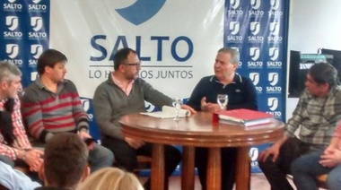 El Secretario General de la Gobernación, Fabián Perechdodnik estuvo en Salto