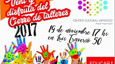 Centro Cultural Artístico "Miguel Ángel Tapia": Cierre de Talleres
