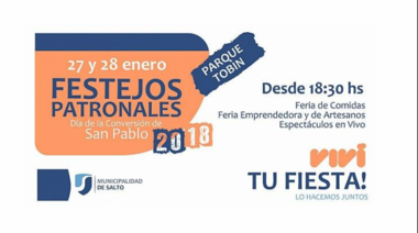 Festejos Patronales: el 27 y 28 en Parque Tobin
