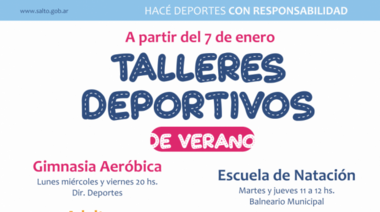 Talleres deportivos en verano