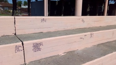 Identificaron a quienes hicieron pintadas en la Diagonal