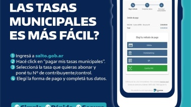 Tasas municipales: cómo funciona el nuevo servicio para pagar