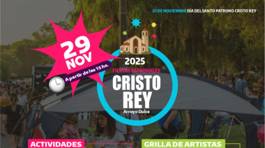 Arroyo Dulce celebra sus Fiestas Patronales en honor a Cristo Rey