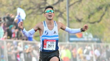 Matías Velazquez hizo historia en el maratón de Buenos Aires