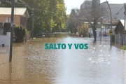 Inundación en Salto: continúa el estado de alerta pero el agua empieza a descender