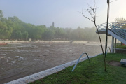 El Río Salto presenta un aumento en su caudal tras las intensas precipitaciones