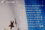 La Selección Sub 20, subcampeona del mundo y el mensaje de apoyo de Messi
