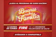 La Banda de música de los Bomberos de Salto llega al programa de Guido Kaczka