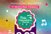 Feria emprendedora por el 8M en Salto